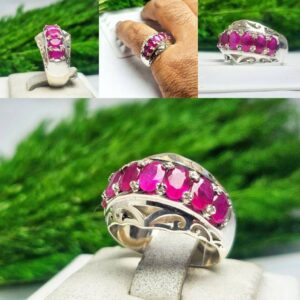 انــگــشــتــر کلکسیونی خــضــر کد ۱۷۶۴ انگشتر حلقه نقره