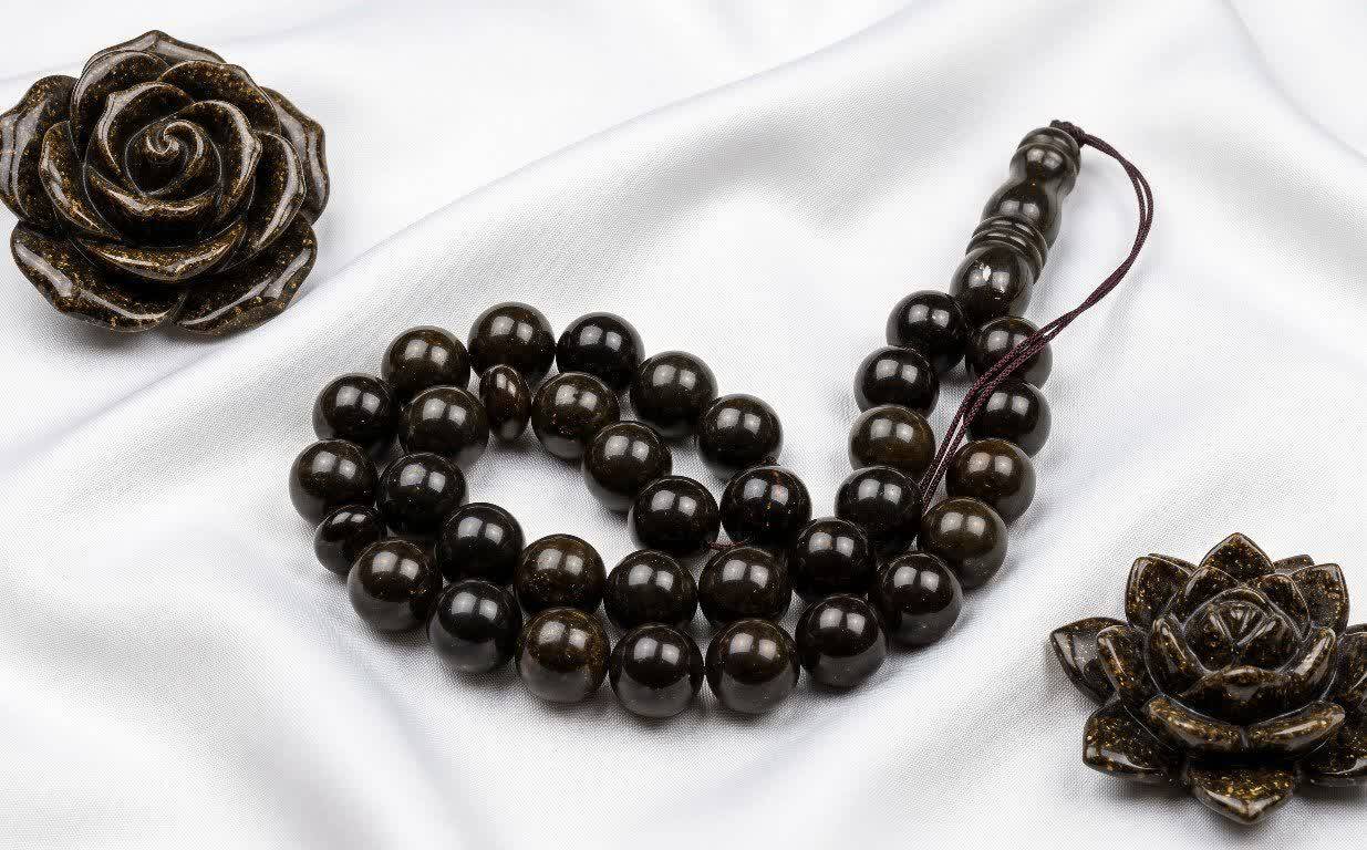 تسبیح خضر کد ۱۹۹۳ تسبیح ۳۵ دانه جنس