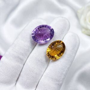 نگین خضر کد ۳۲۴۶ آماتیس و سیترین کلکسیونی